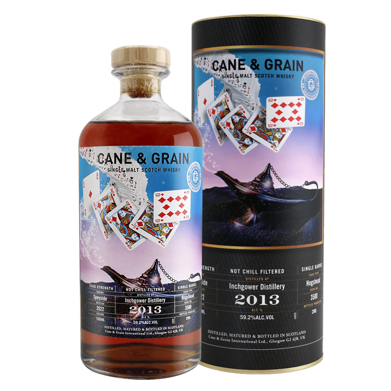 蘇格蘭麥凱利CANE & GRAIN INCHGOWER 2013單一桶單一麥芽威士忌原酒 59.2%