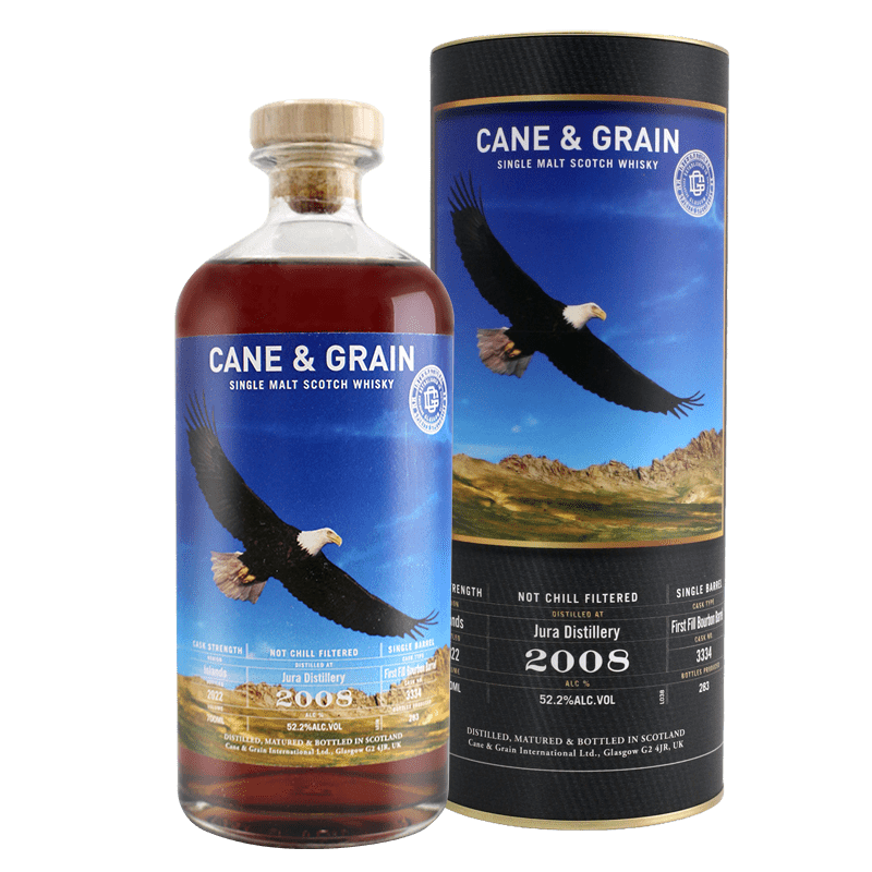 蘇格蘭麥凱利CANE & GRAIN JURA 2008單一桶單一麥芽威士忌原酒 52.2% 蘇格蘭麥凱利CANE & GRAIN JURA 2008單一桶單一麥芽威士忌原酒 52.2%