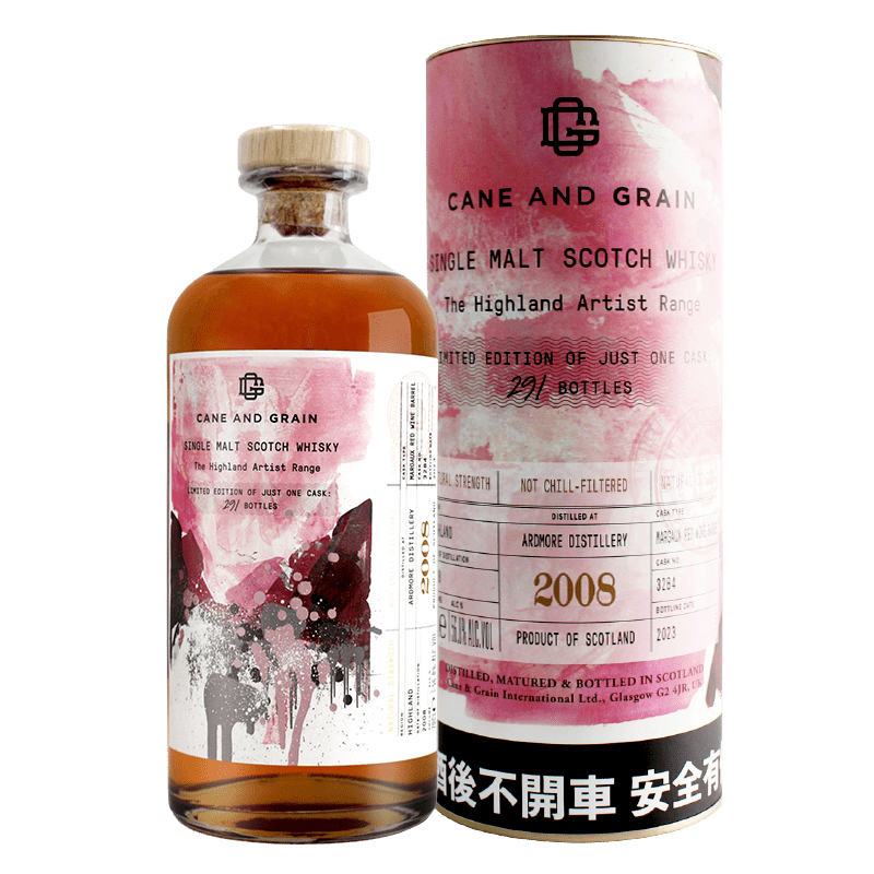 蘇格蘭麥凱利CANE & GRAIN ARDMORE 2008單一麥芽威士忌原酒 56.8%