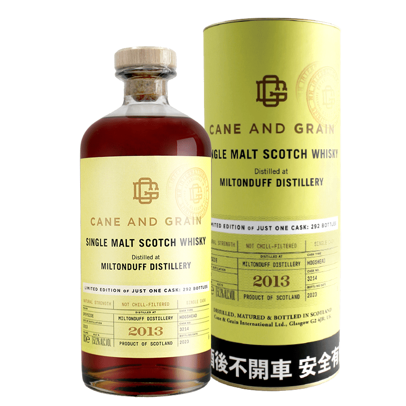 蘇格蘭麥凱利CANE & GRAIN MILTONDUFF 2013單一桶單一麥芽威士忌原酒 57.2%
