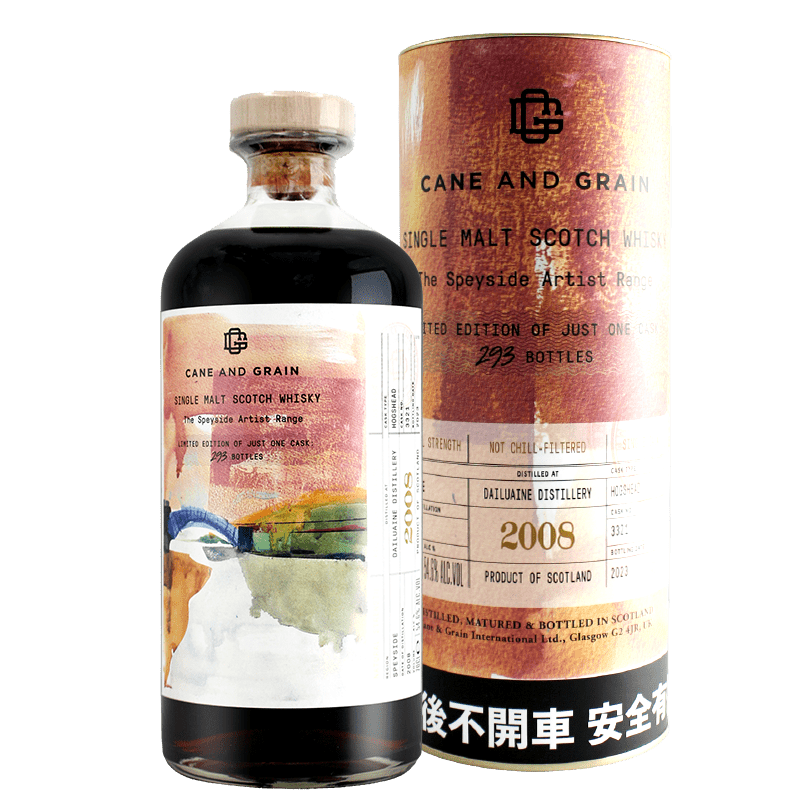 蘇格蘭麥凱利CANE & GRAIN DAILUAINE 2008單一桶單一麥芽威士忌原酒 54.6%