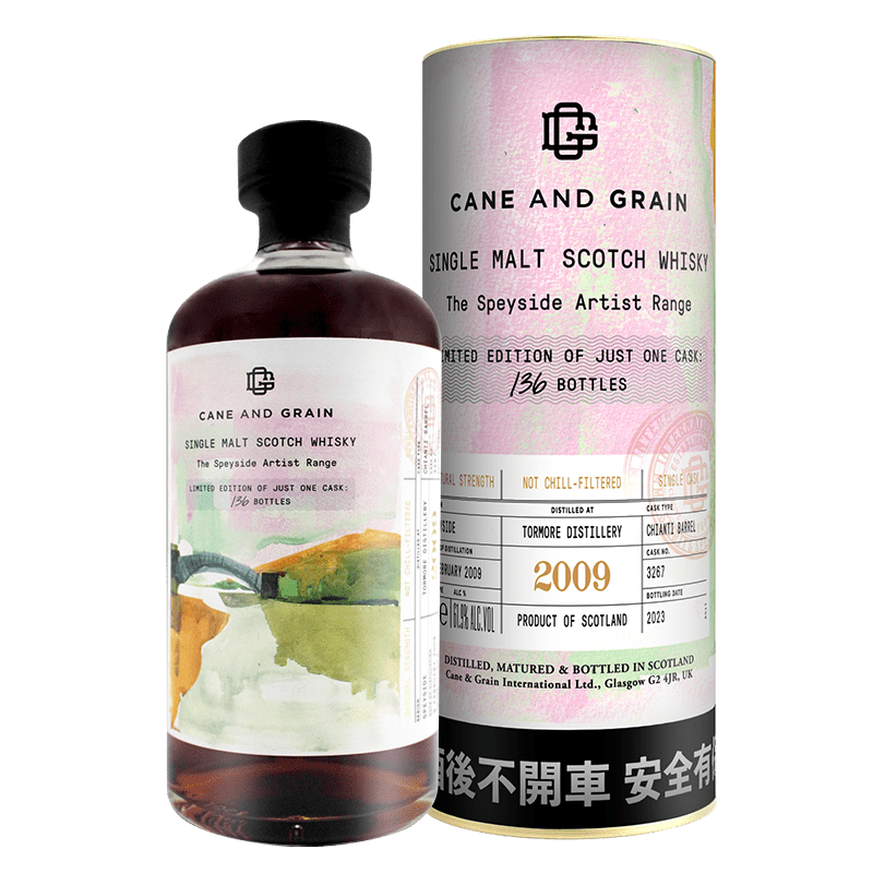 蘇格蘭麥凱利CANE & GRAIN  TORMORE 2009單一桶單一麥芽威士忌原酒61.9%