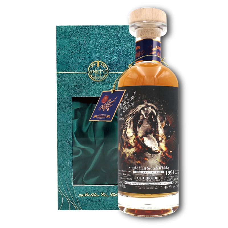 蘇格蘭威倫堡THE NATIONAL CHOICE OLD RHOSDHU 1994單一桶單一麥芽威士忌原酒-發威虎46.2%