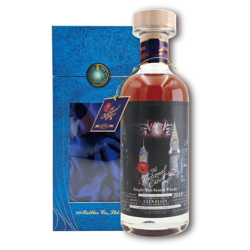 蘇格蘭威倫堡THE NATIONAL CHOICE GLEN ELGIN 2010單一桶單一麥芽威士忌原酒-虎視城堡55.4%