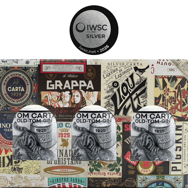 SILVIO CARTA OLD TOM CARTA GIN 44%